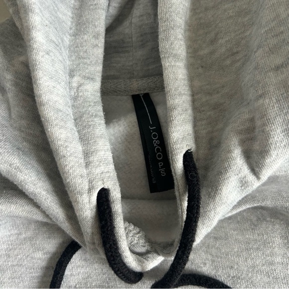 FALL Grey Cropped Hoodie - Picture 2 of 3
